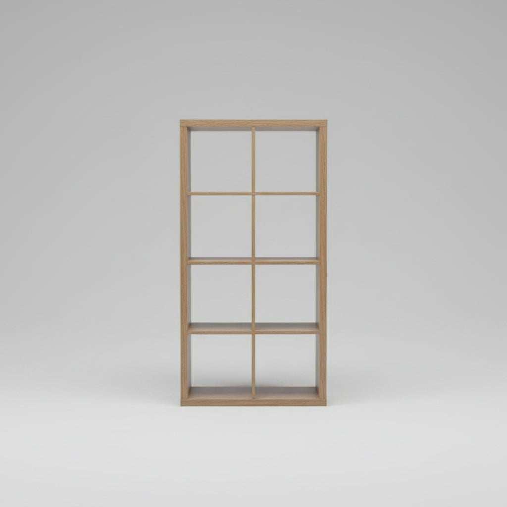 2 X 4 Cube Bookshelf Bookshelves For Home, Office, Walnut Color.......