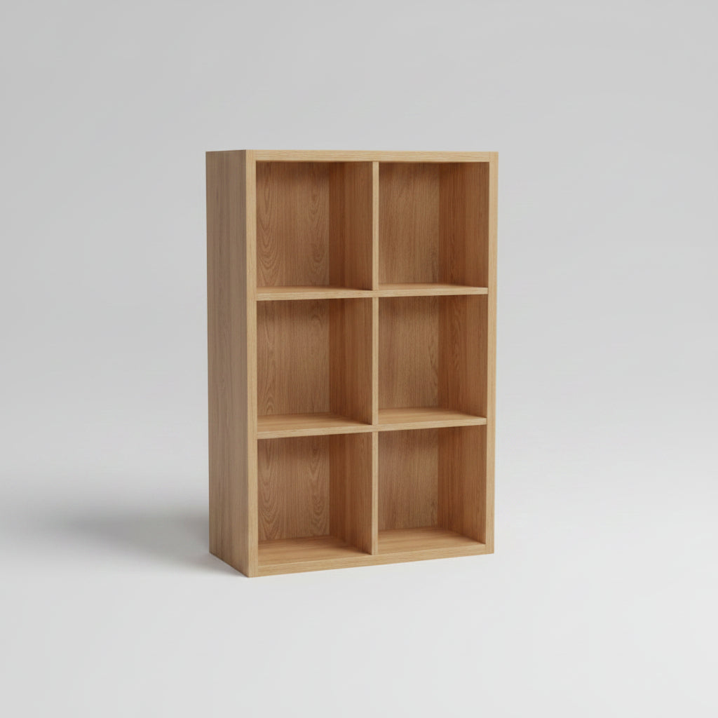 2 X 4 Cube Bookshelf Bookshelves For Home, Office, Walnut Color.....